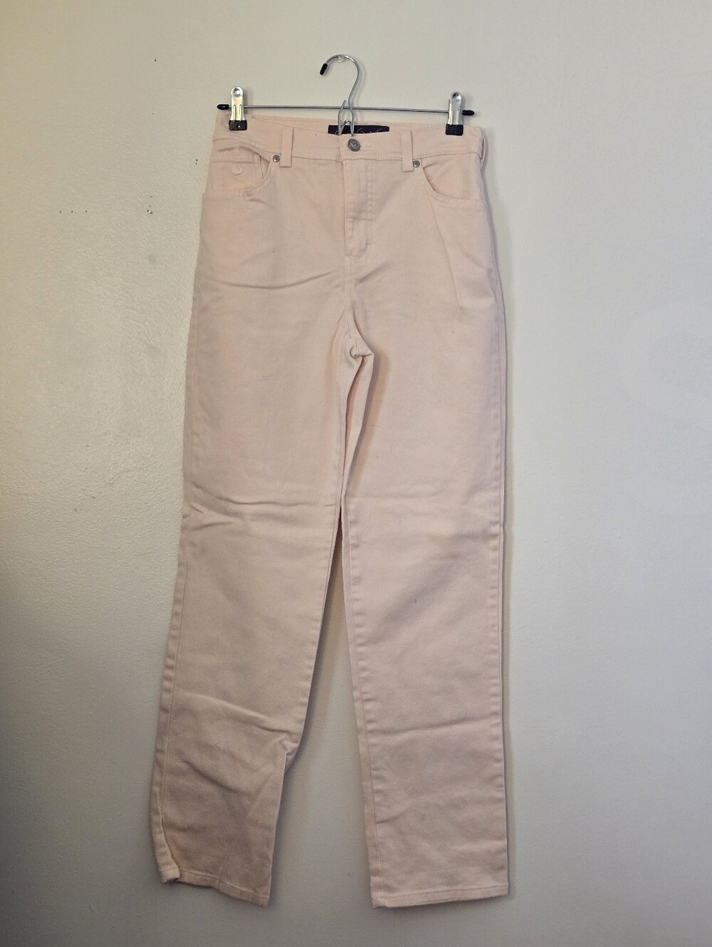 Gloria Vanderbilt Pale Pink Straight Leg Jeans